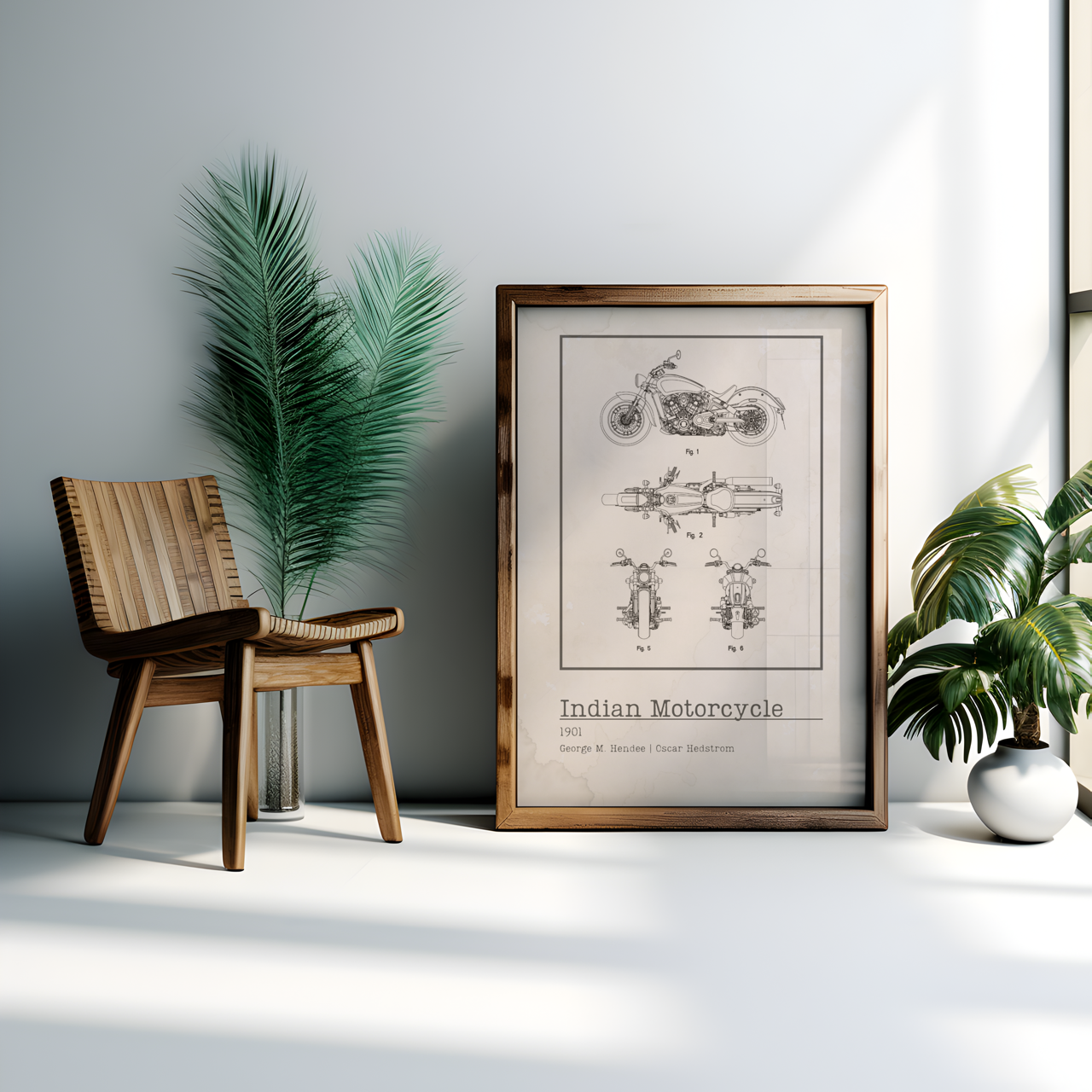 2015 Indian Motorcycles Patent Poster
