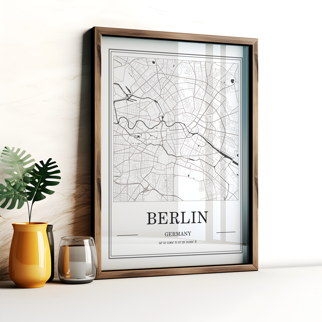 Berlin Map Poster