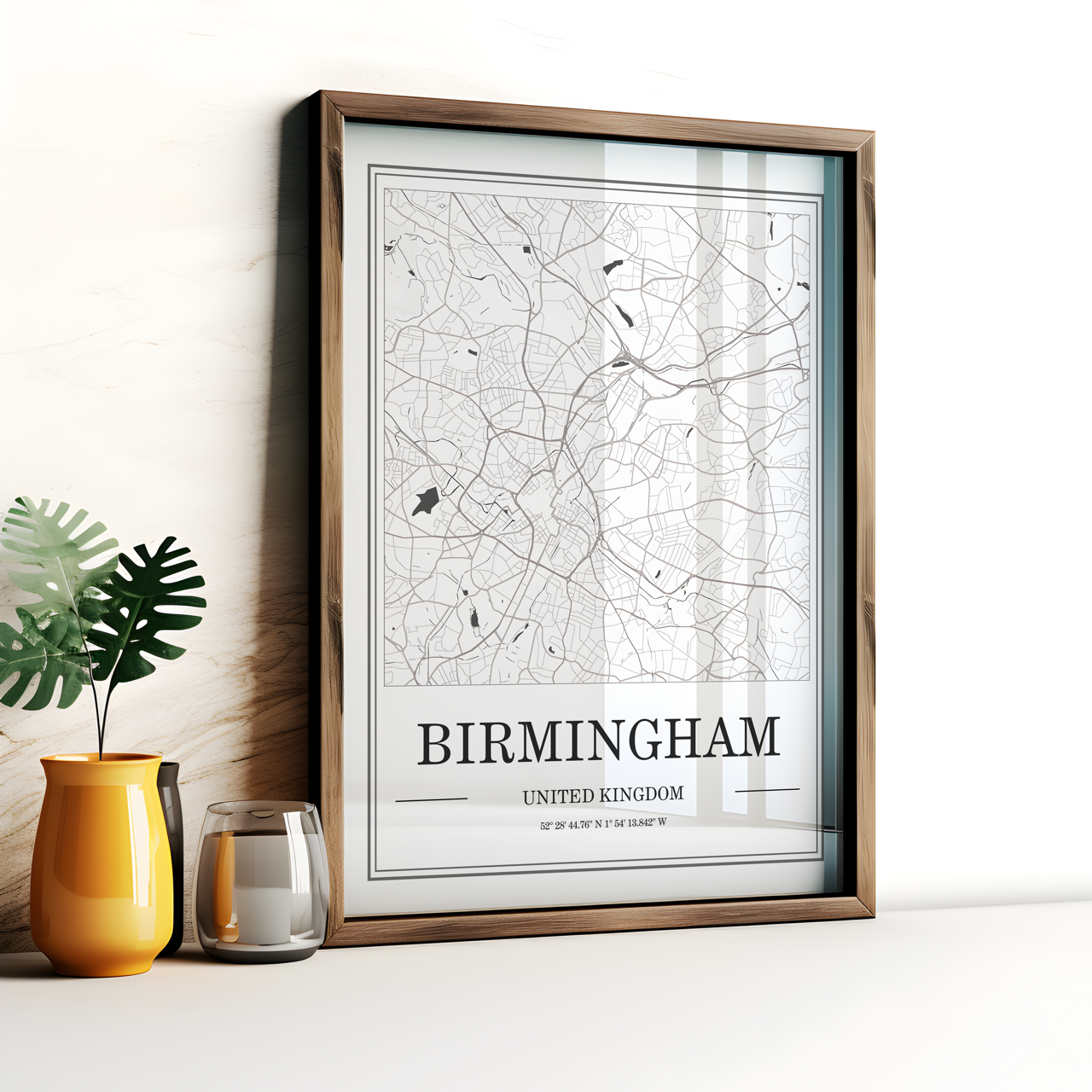 Birmingham Map Poster