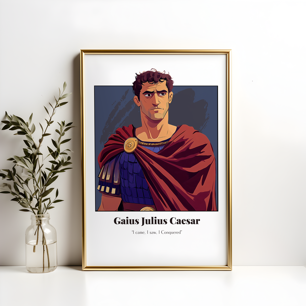 Julius Caesar Quote Poster