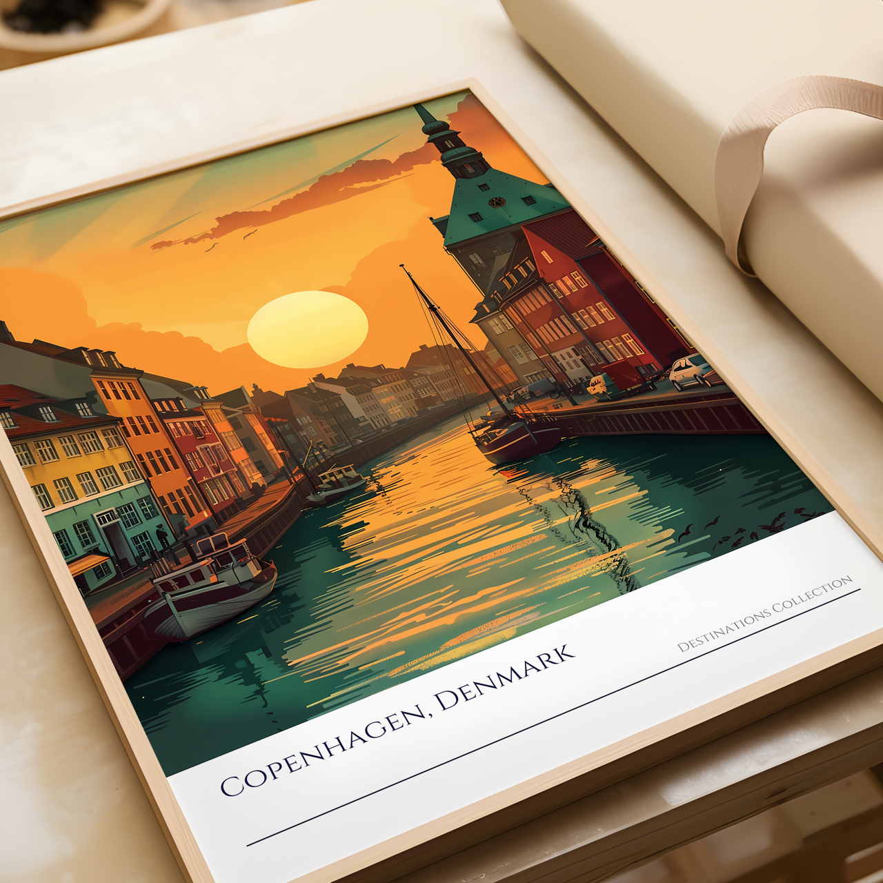 Copenhagen Sunset Poster