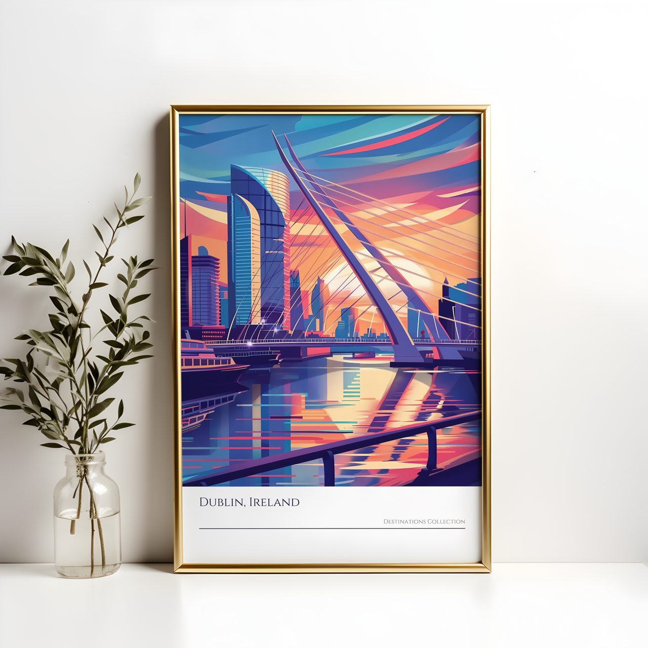 Dublin Sunset Poster