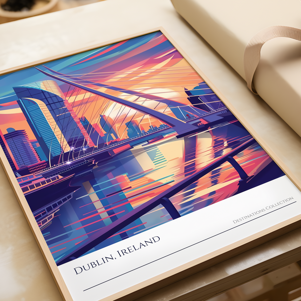 Dublin Sunset Poster