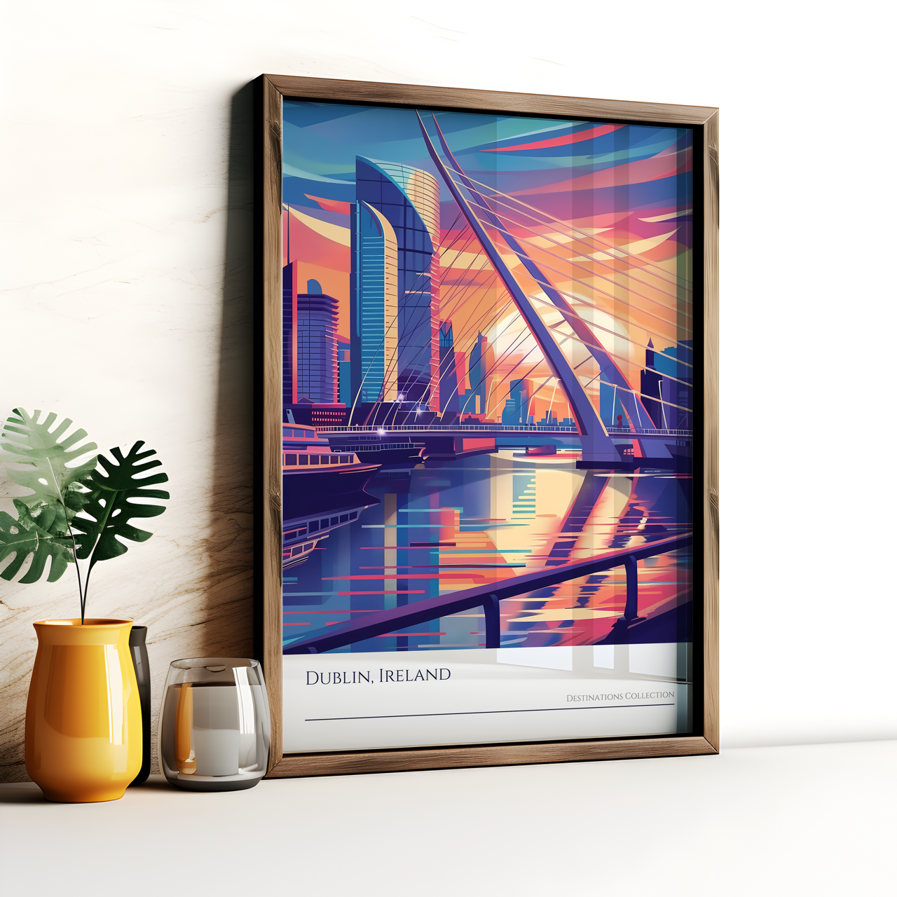 Dublin Sunset Poster