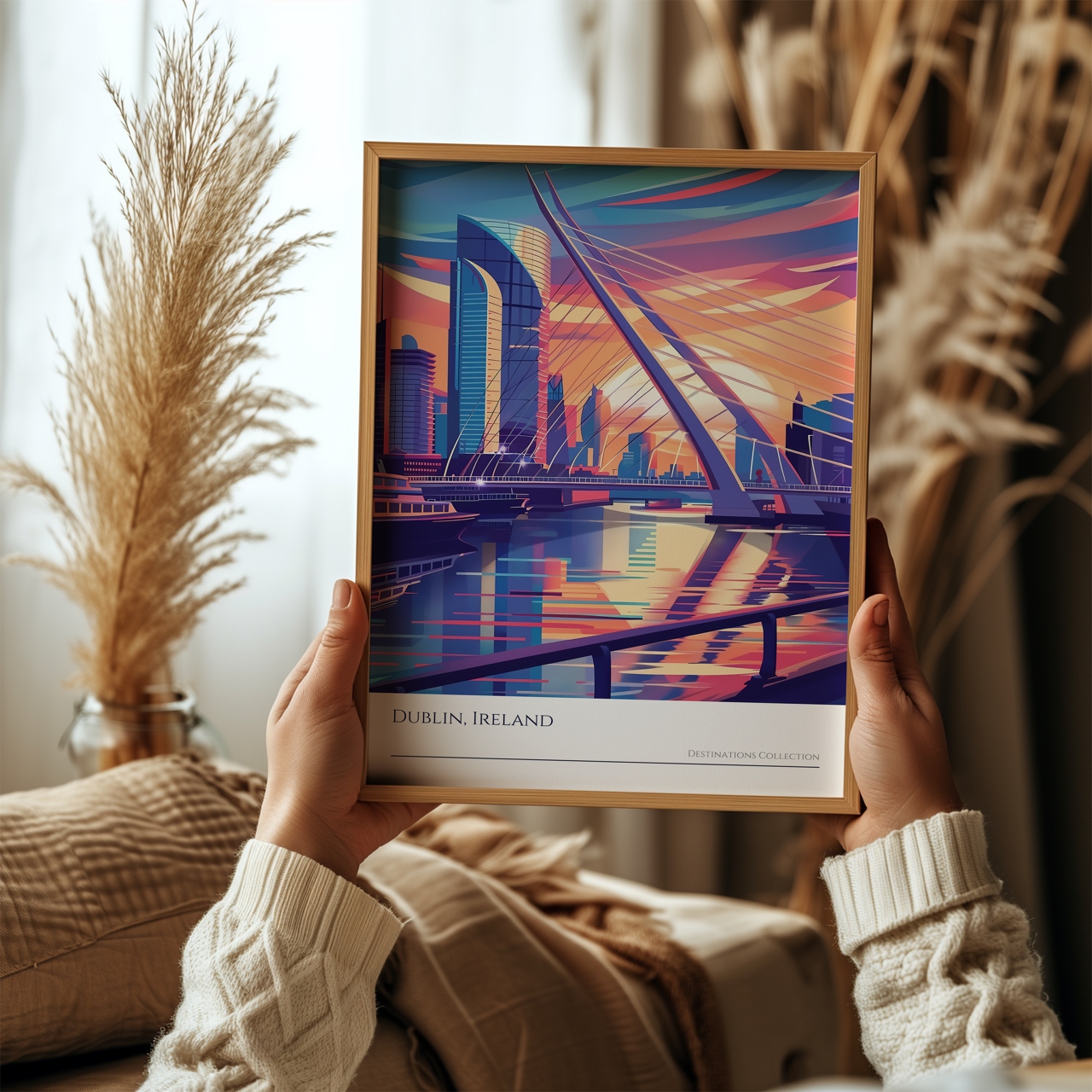 Dublin Sunset Poster