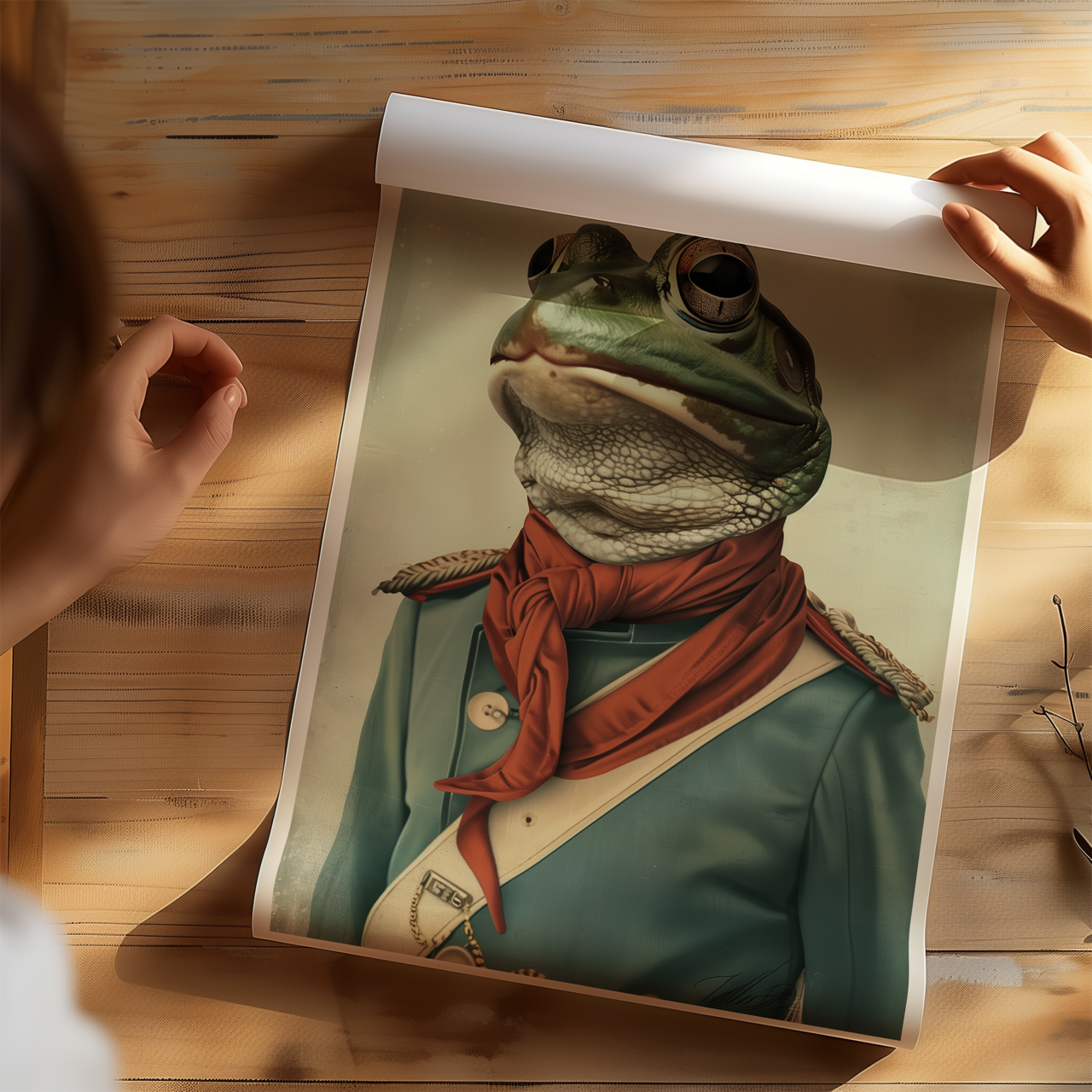 Frog Commander Poster