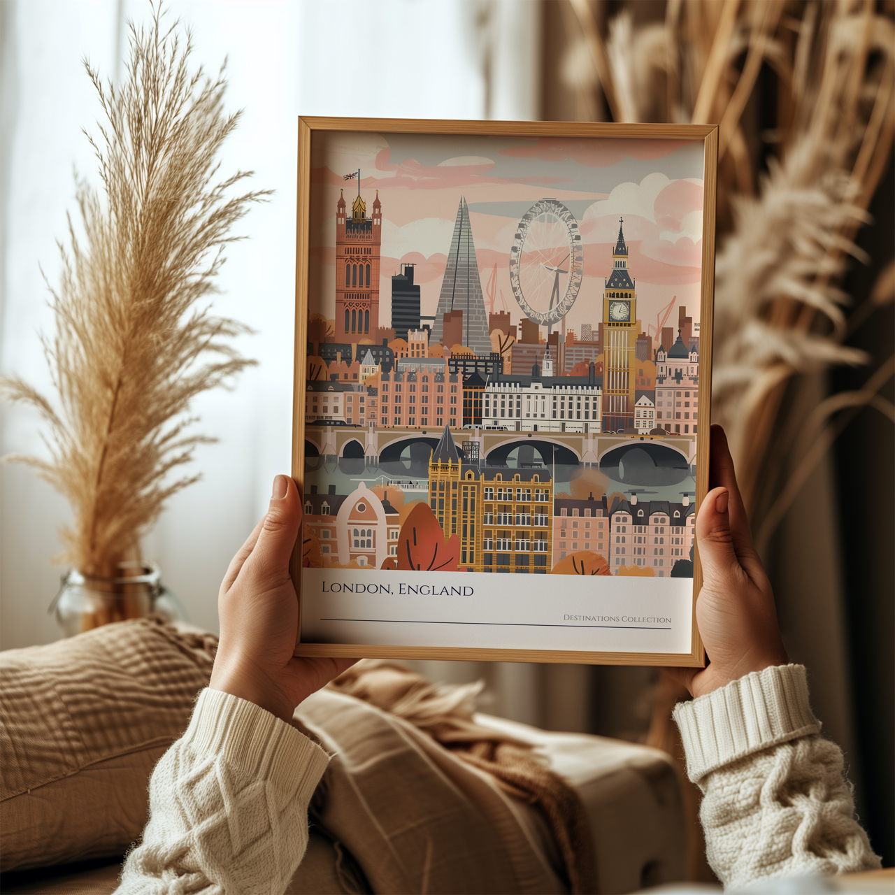 London Cityscape Art Poster