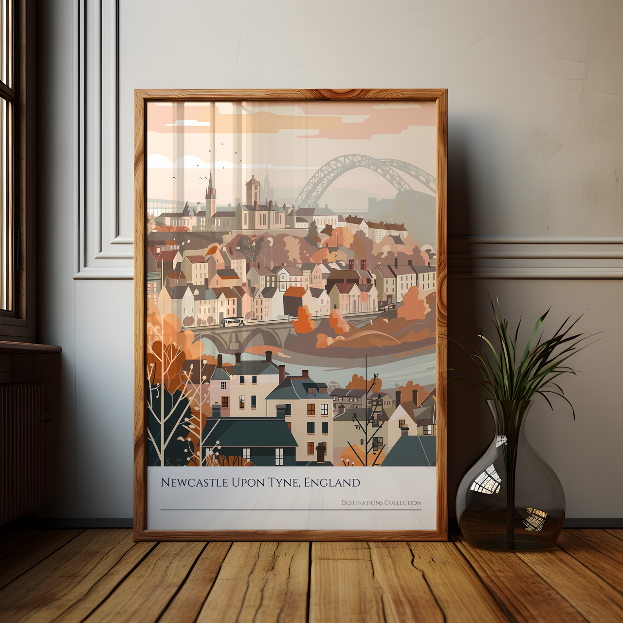 Newcastle upon Tyne England Art Poster