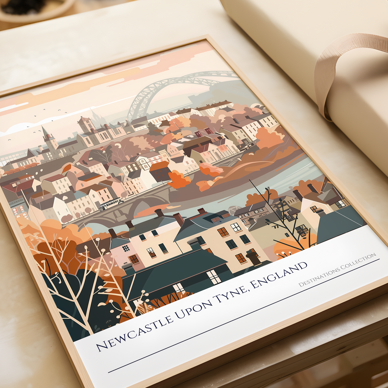 Newcastle upon Tyne England Art Poster