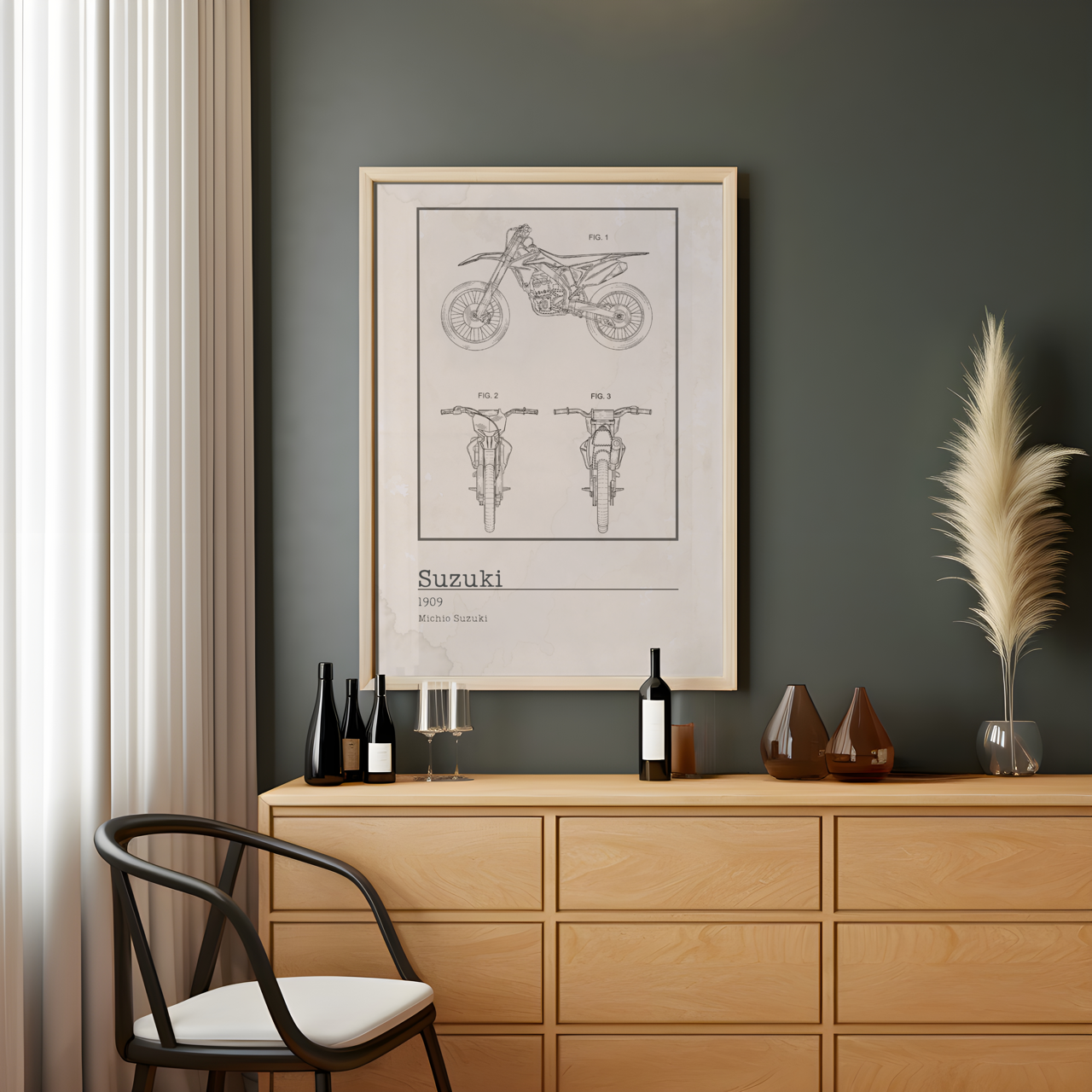 Suzuki Motorcycle Poster