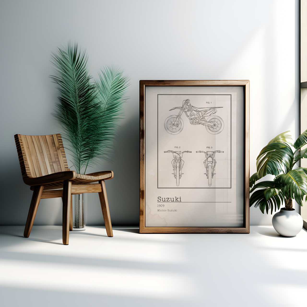 Suzuki Motorcycle Poster