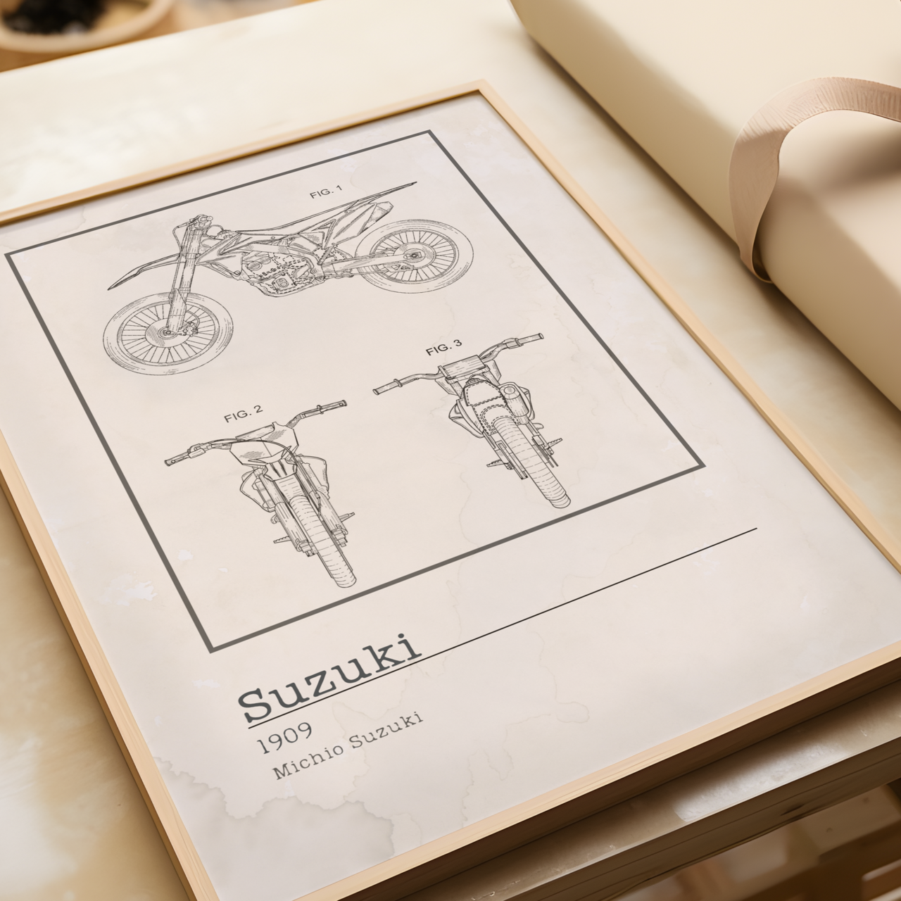 Suzuki Motorcycle Poster