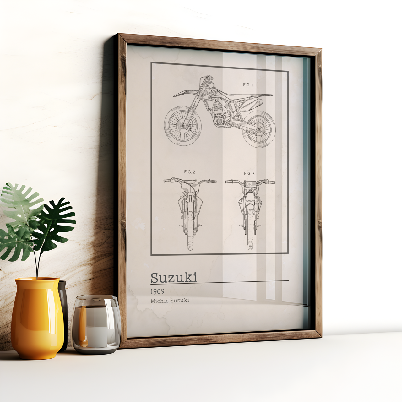 Suzuki Motorcycle Poster