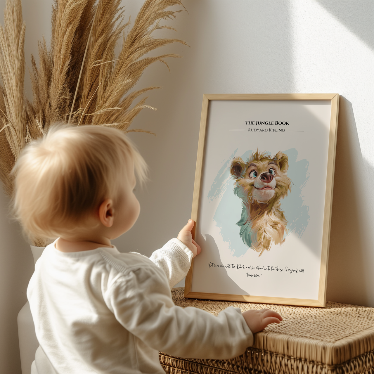 Baloo The Jungle Book Nursery Decor Poster