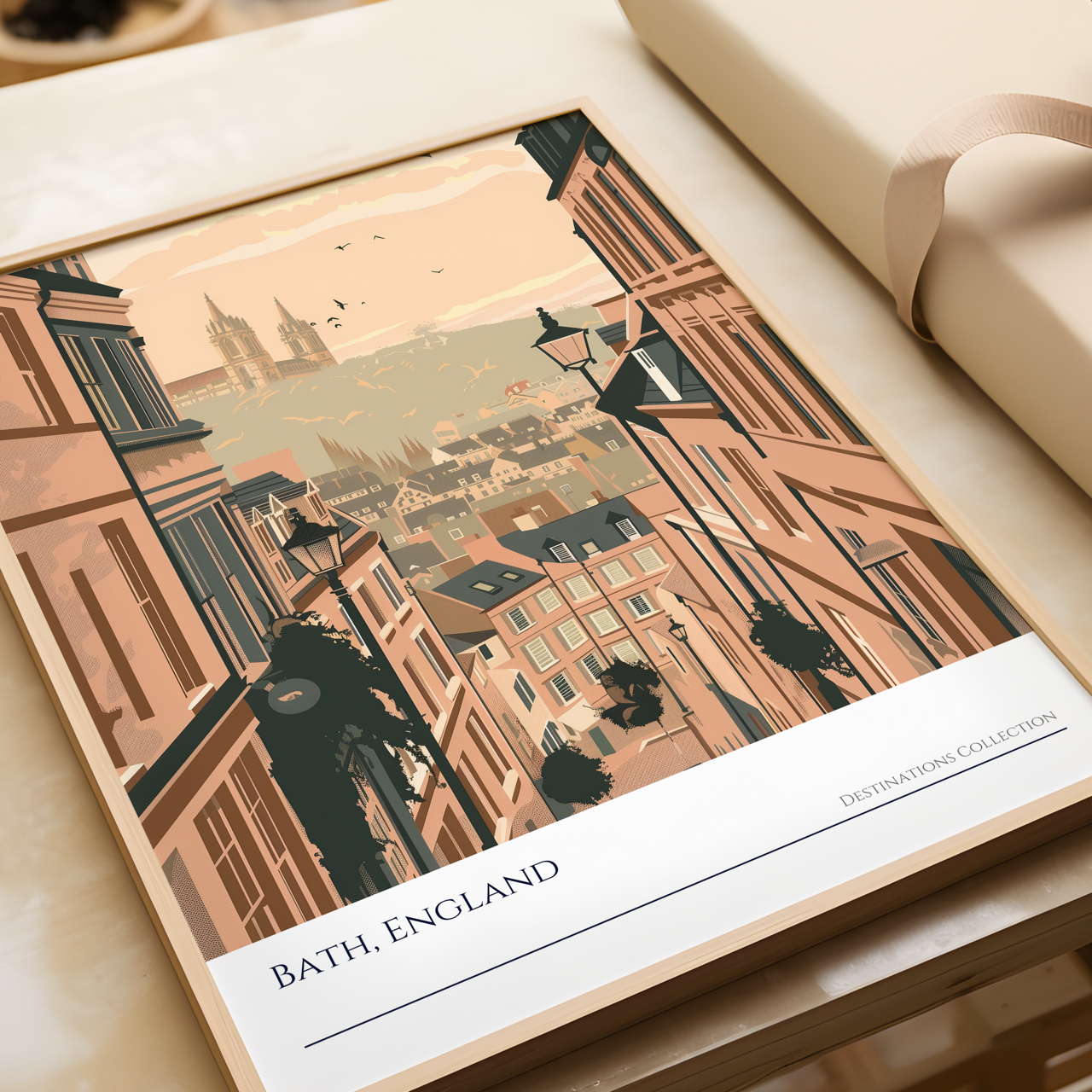 Bath Cityscape Poster