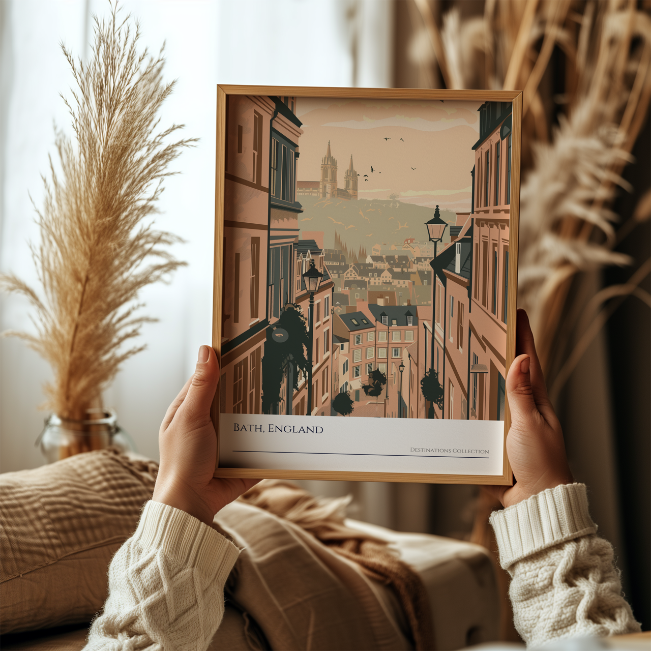 Bath Cityscape Poster