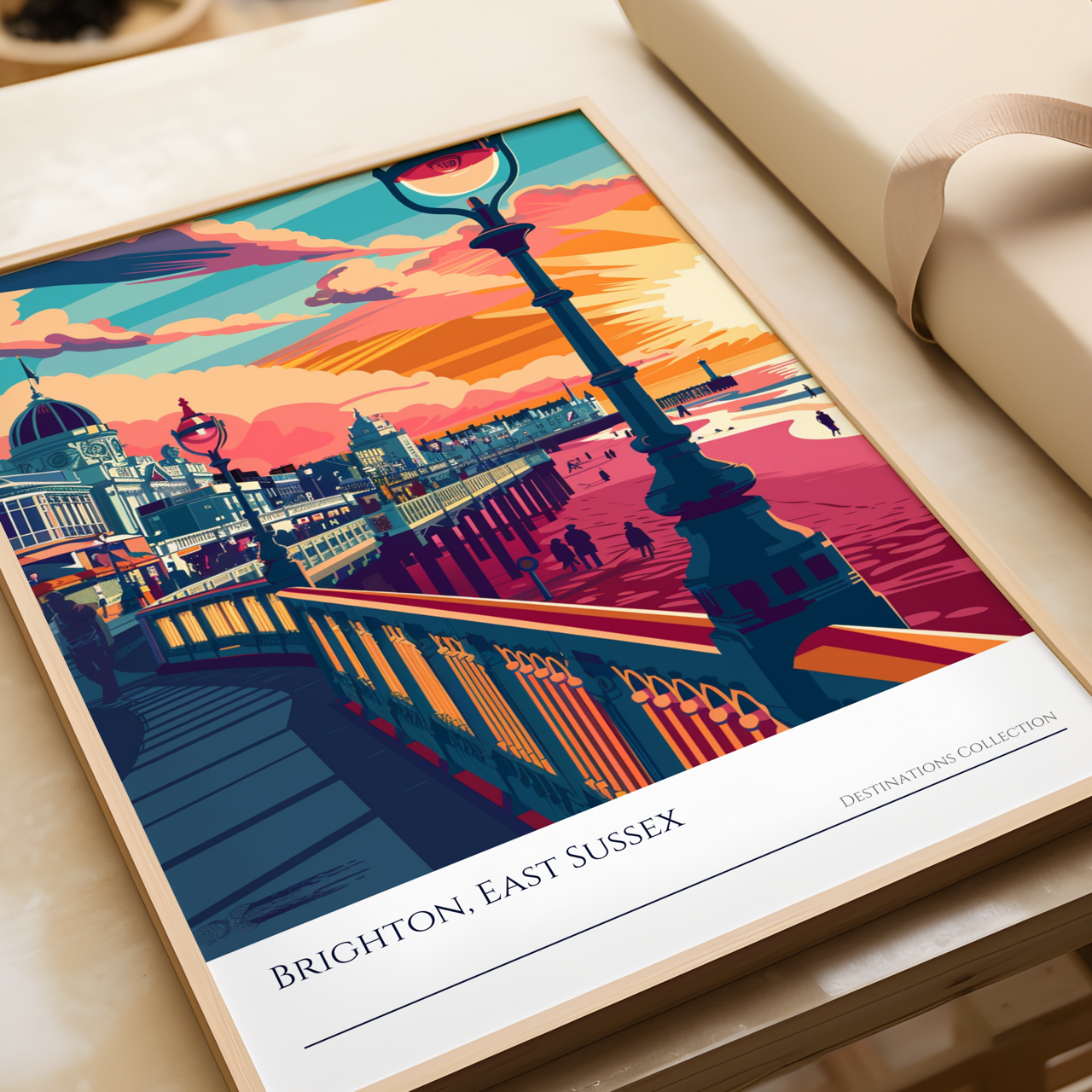 Brighton Sunset Poster