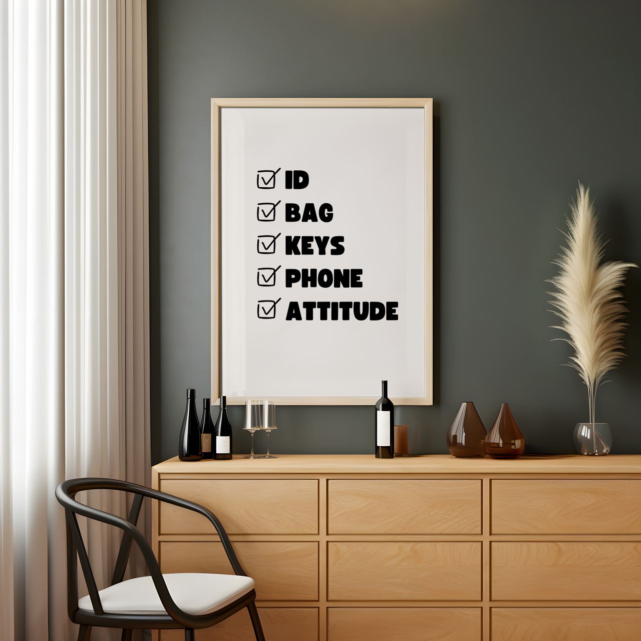 Hallway Checklist poster