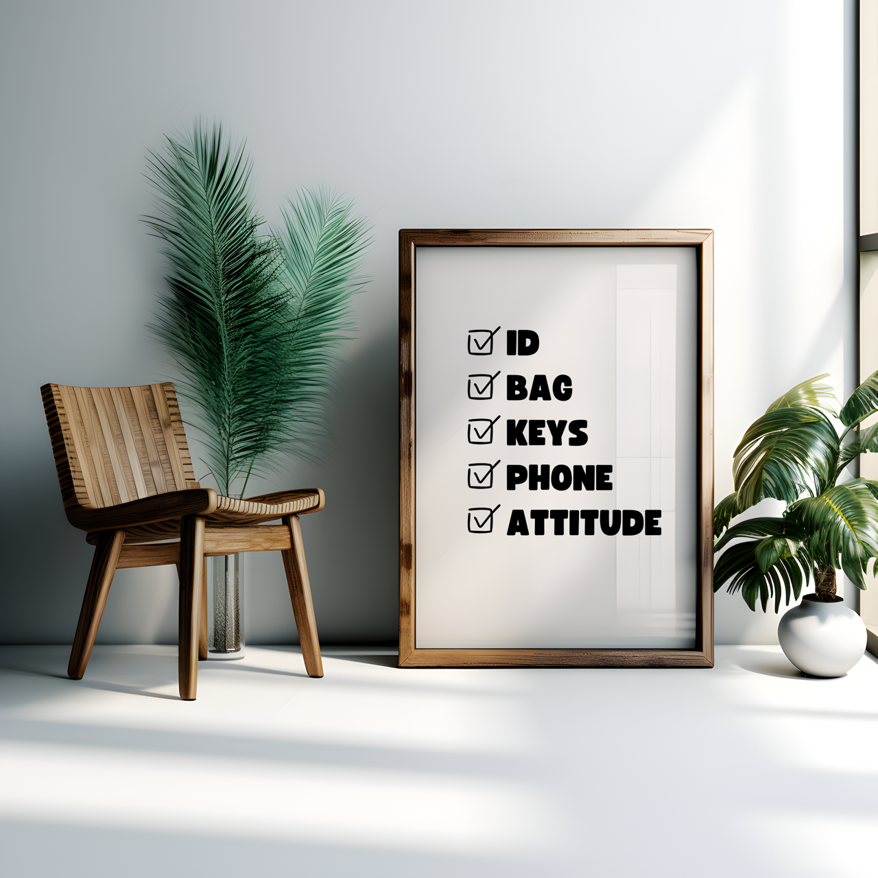 Hallway Checklist poster