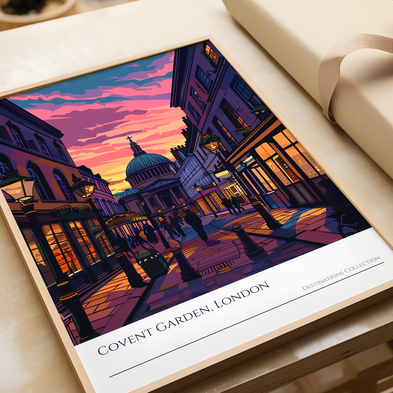 Covent Garden Sunset Poster
