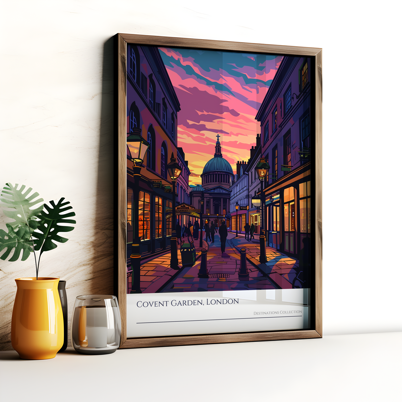 Covent Garden Sunset Poster