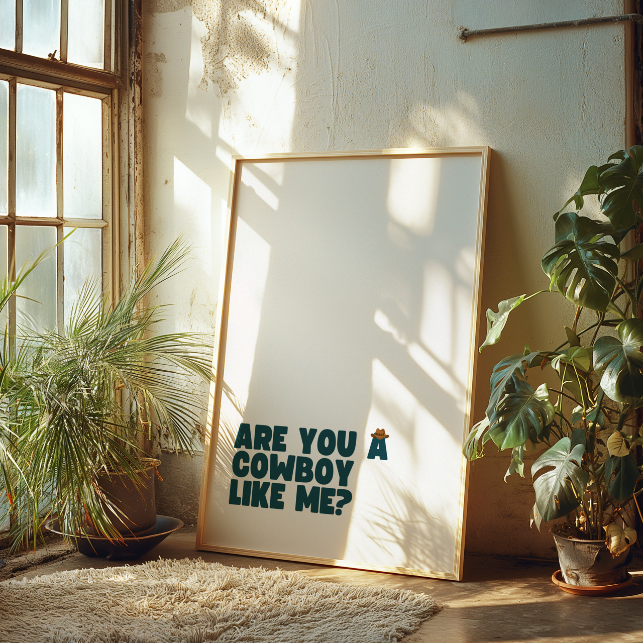 Are you a cowboy like me poster