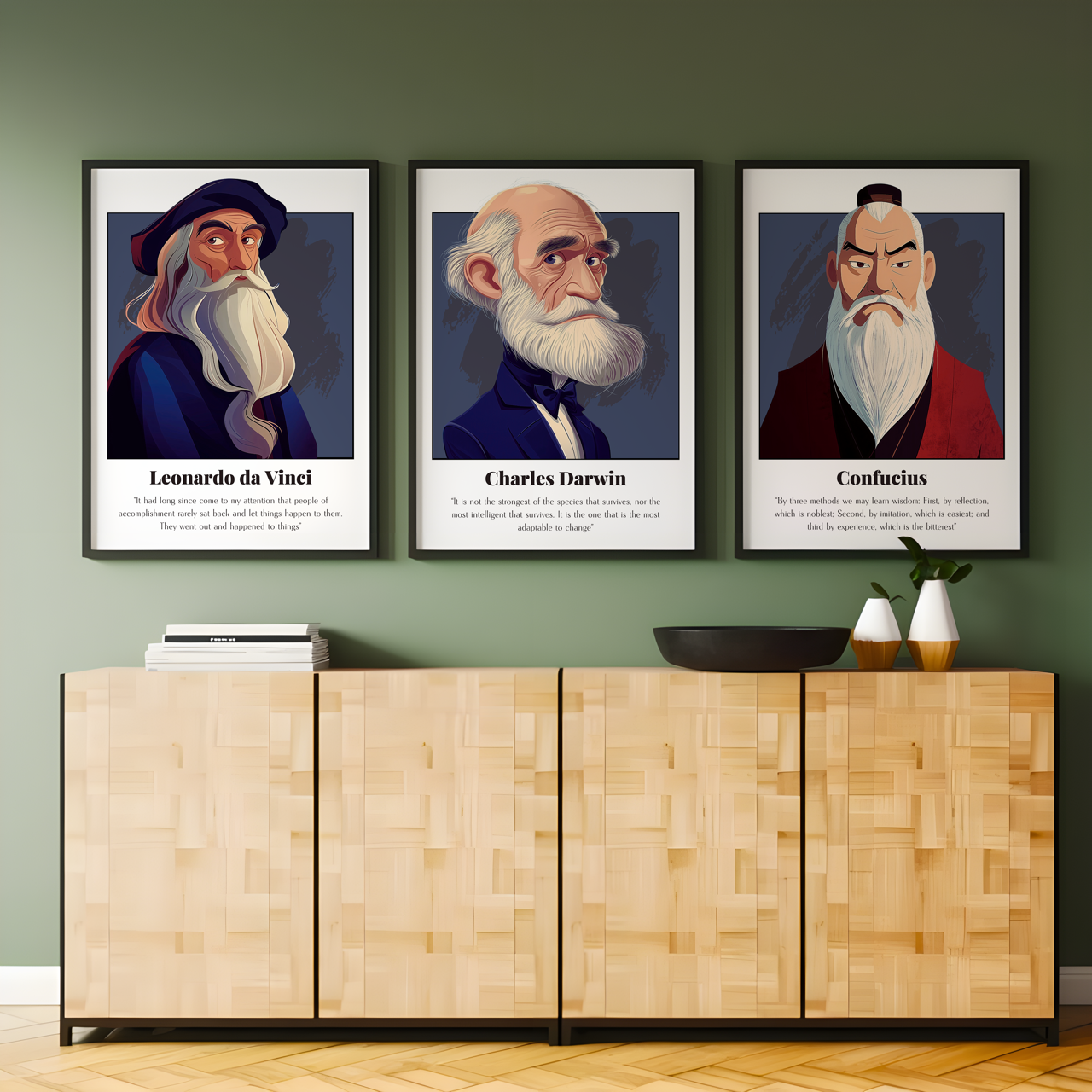 Charles Darwin Quote Poster