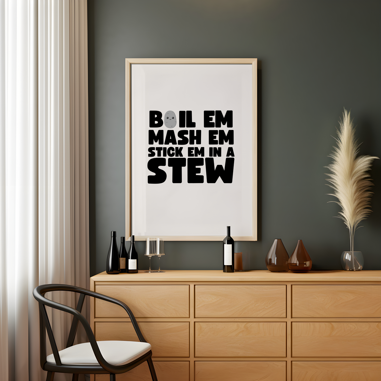 Potato Kitchen Poster