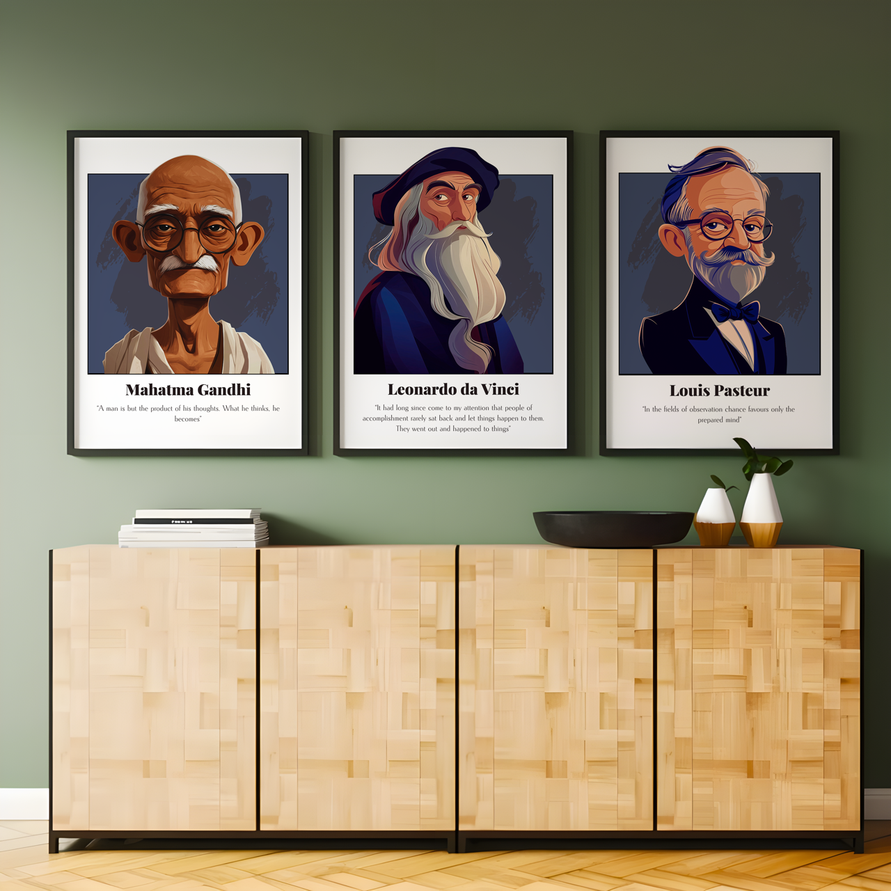 Leonardo da Vinci Quote Poster