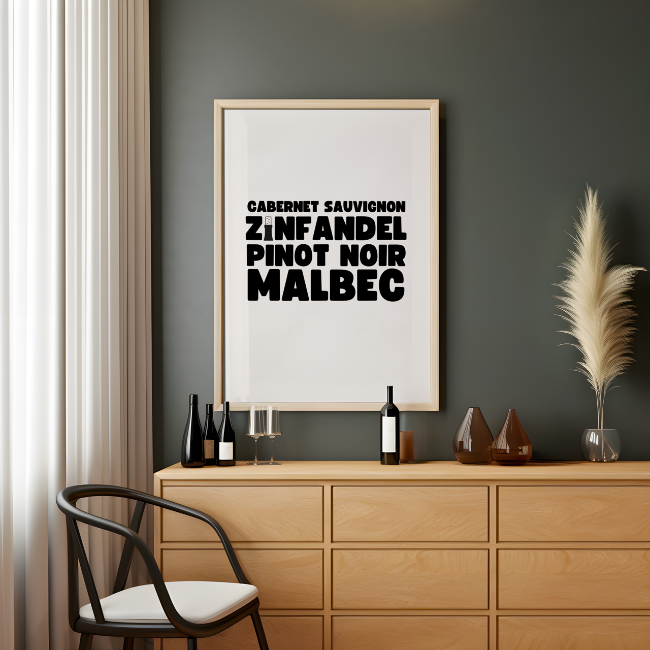 Wine Lover Quote Poster