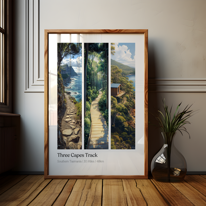 Three Capes Track Australia Poster