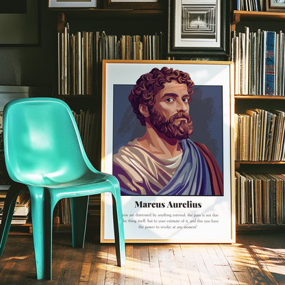 Marcus Aurelius Quote Poster