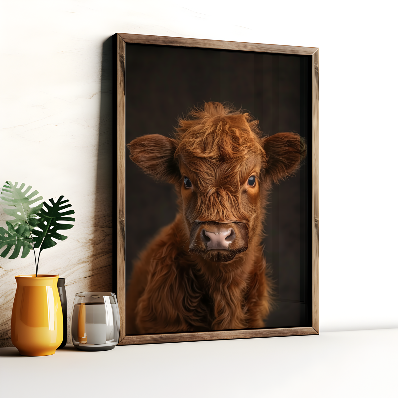 Baby Highland Calf Poster