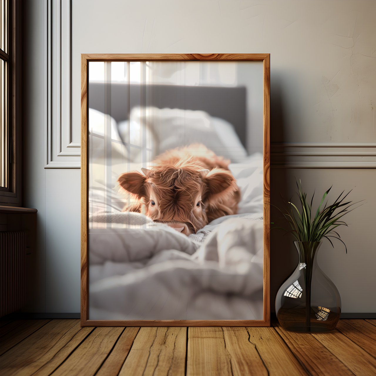 Baby Highland Calf Poster