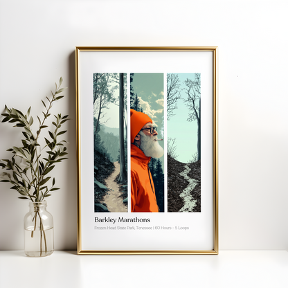 Barkley Marathons Ultra Marathon Tennessee Poster