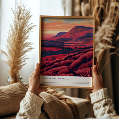 Brecon Beacons Sunset Poster