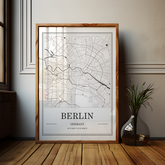 Berlin Map Poster