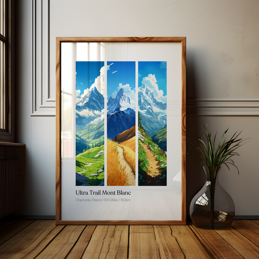 Ultra Trail Mont Blanc Ultra Marathon Poster