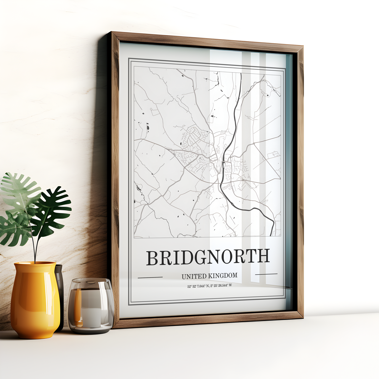 Bridgnorth Map Poster