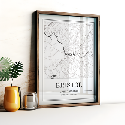 Bristol Map Poster