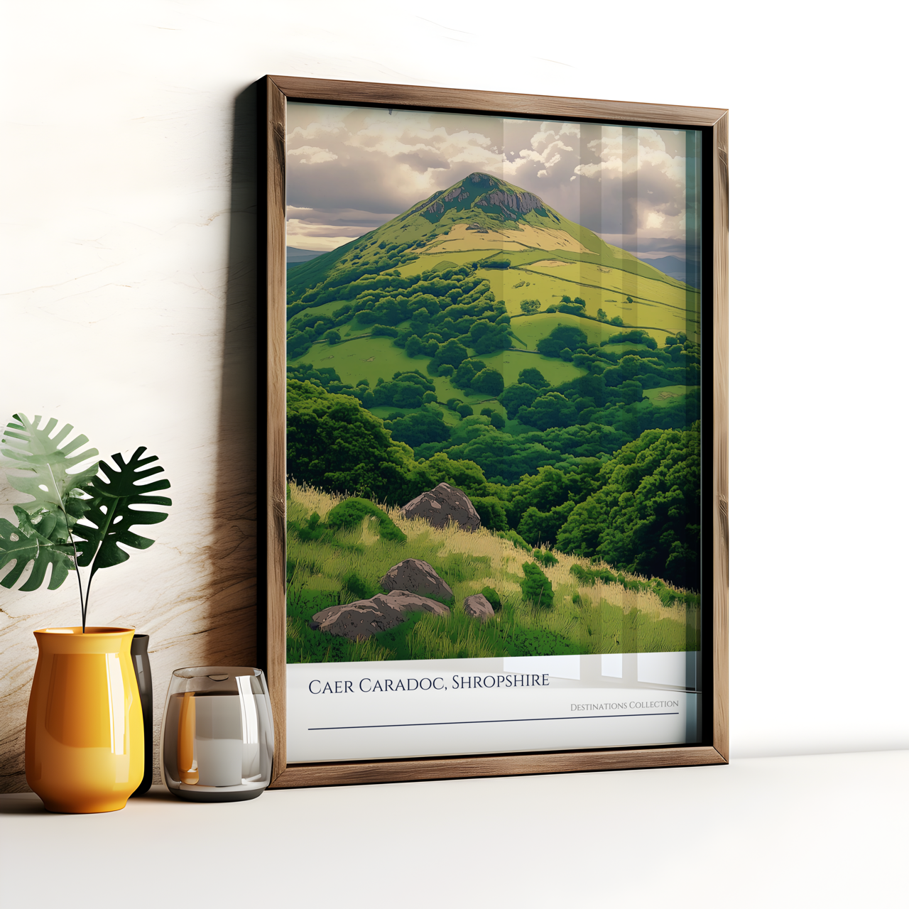 Caer Caradoc Shropshire Hills Poster