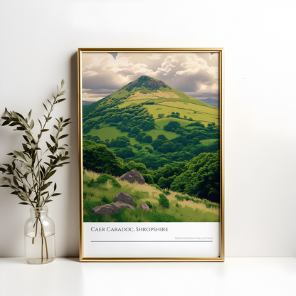 Caer Caradoc Shropshire Hills Poster