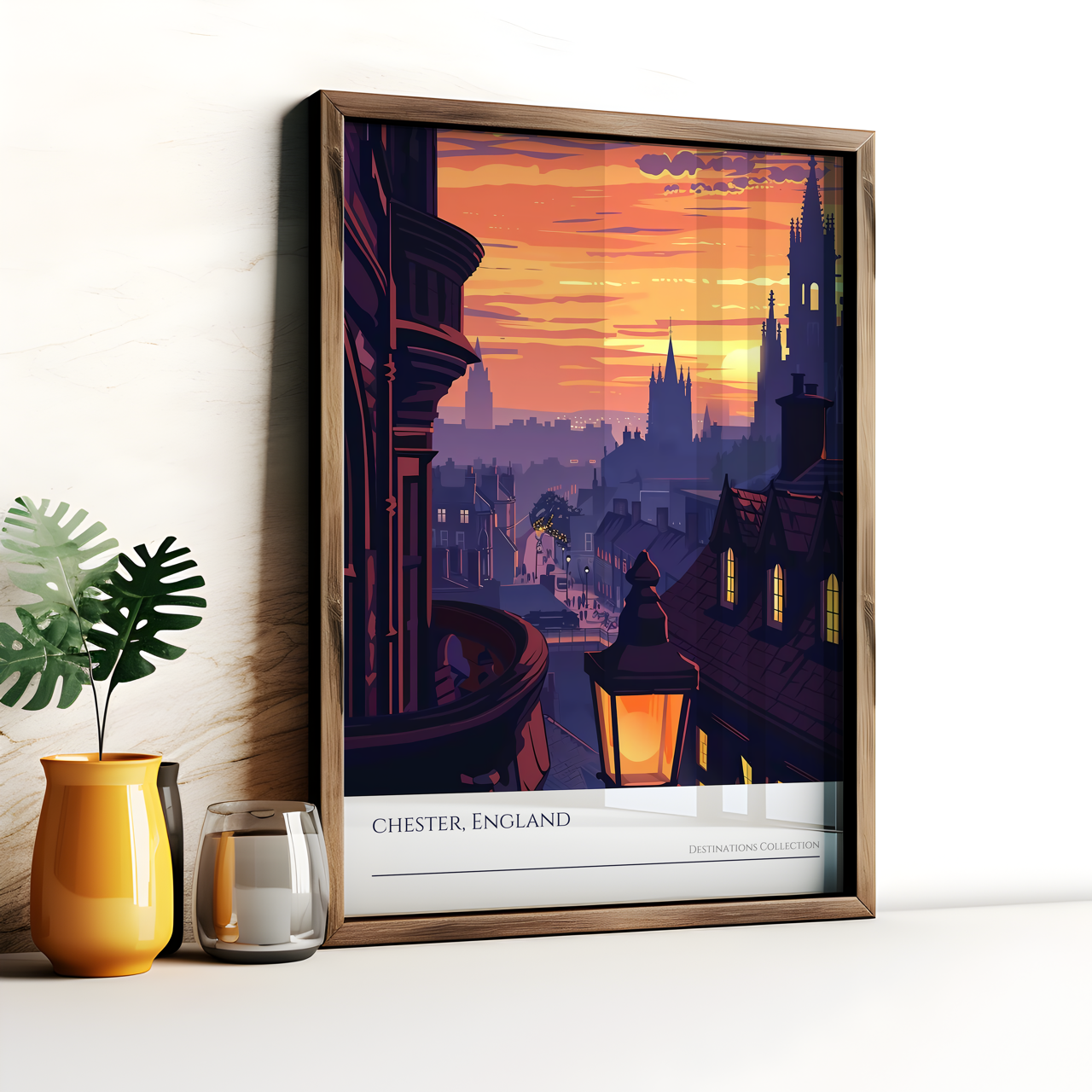 Chester Sunset Poster