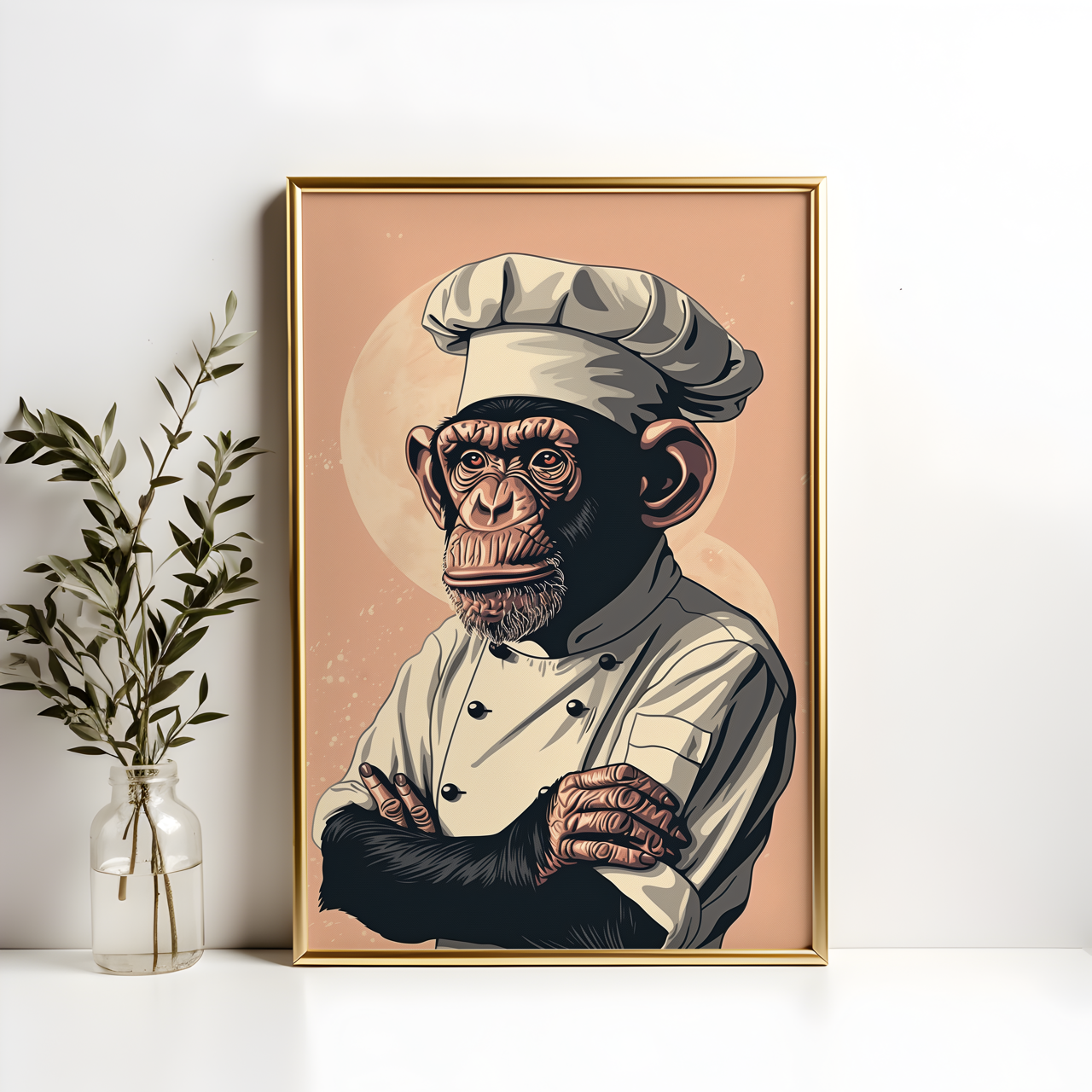 Chef Chimp Poster