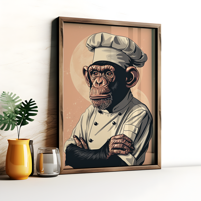 Chef Chimp Poster