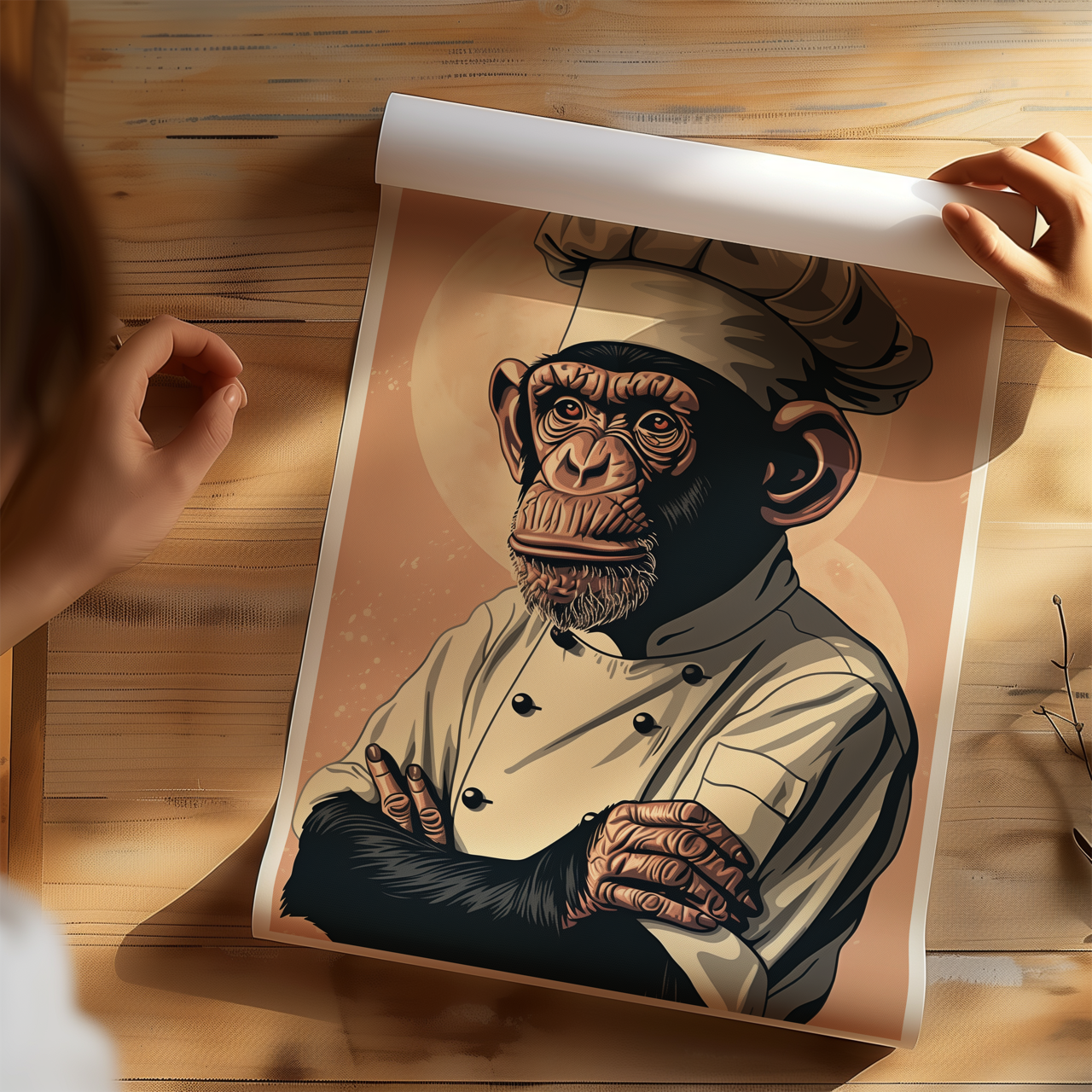 Chef Chimp Poster