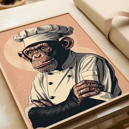 Chef Chimp Poster