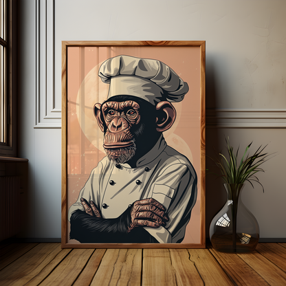 Chef Chimp Poster