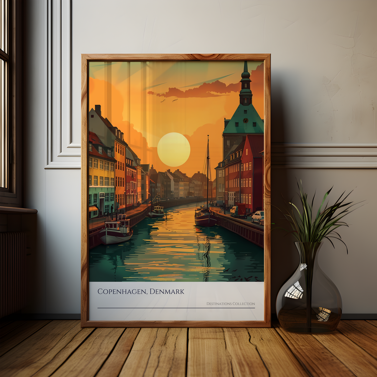 Copenhagen Sunset Poster