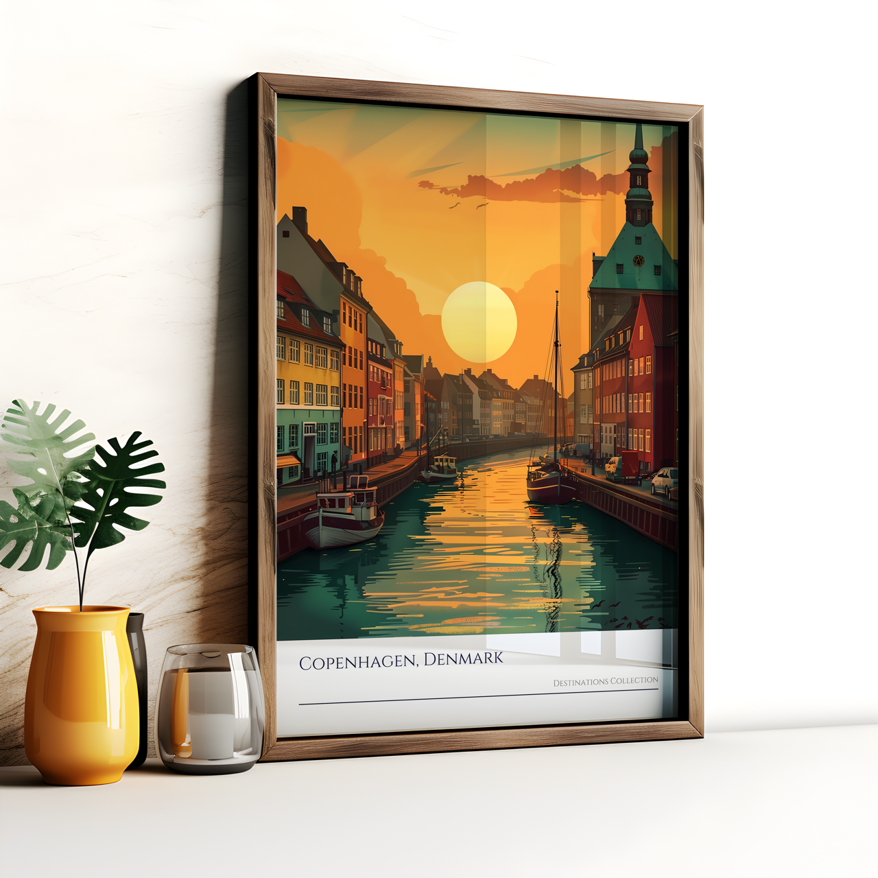 Copenhagen Sunset Poster